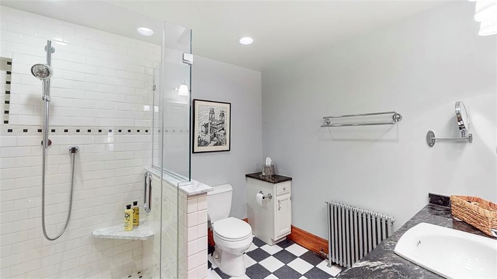 2163 Garards Fort Road Waynesburg, PA 15370 - Photo 25 of 25 a bathroom with a sink toilet and shower