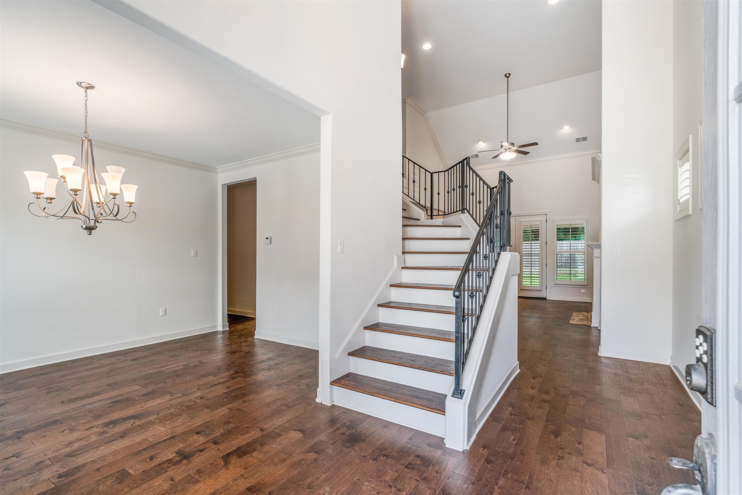 4713 Emmas Circle West Collierville, TN 38017 - Photo 3 of 28 a view of entryway and hall with wooden floor