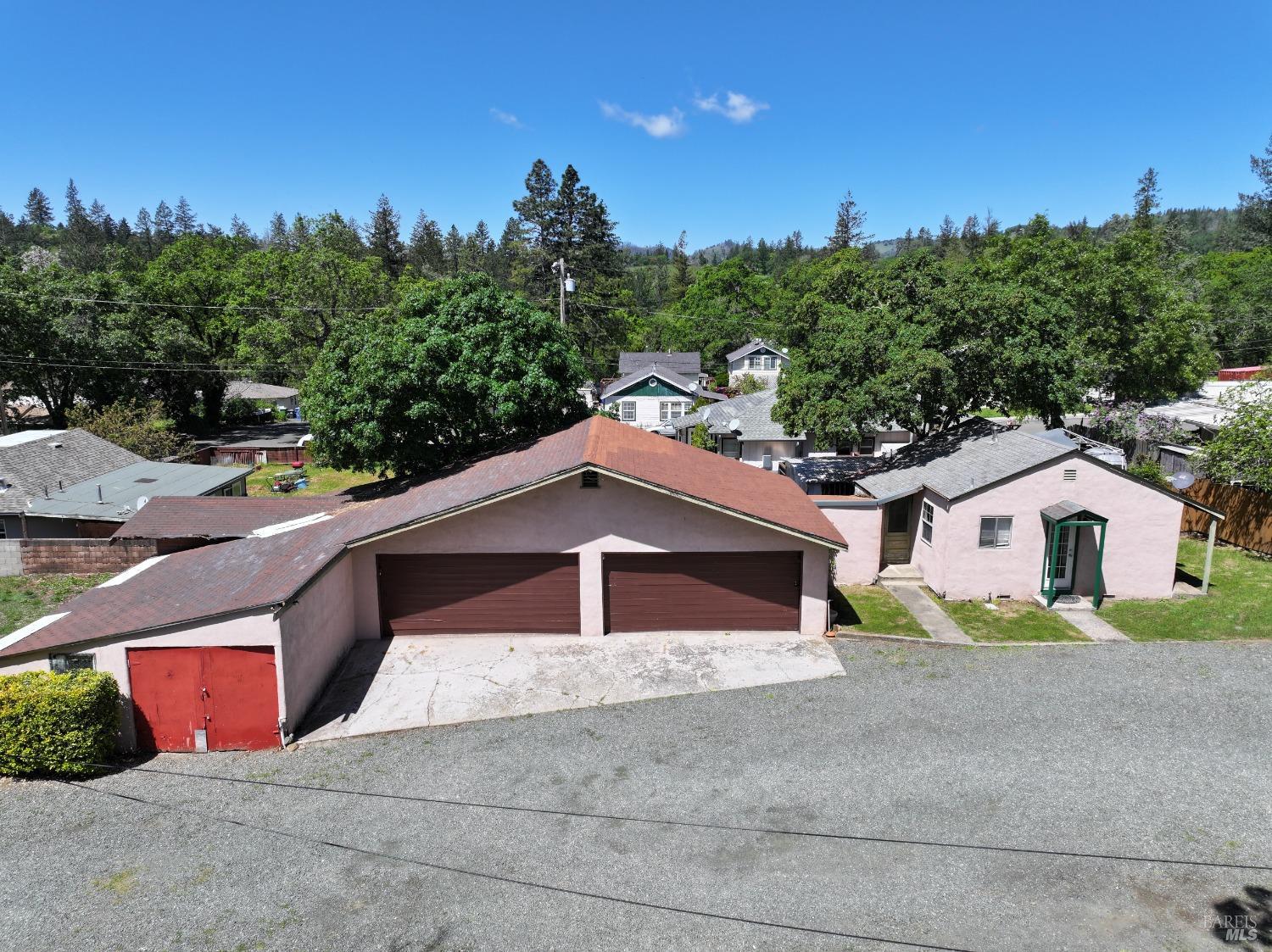 473 Newton Way Angwin, CA 94508 - Photo 13 of 87 A large garage/workshop of +/-1,565 sq. ft. with sliding barn doors plus storage sheds add further value.