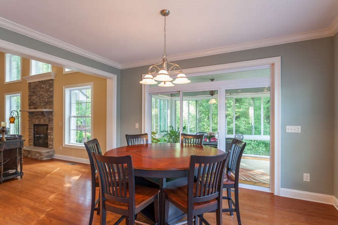 12825 Edsel Drive Raleigh, NC 27613 - Photo 10 of 25 Great breakfast area with nice views! Perfect place to enjoy your favorite meals. Breakfast Area