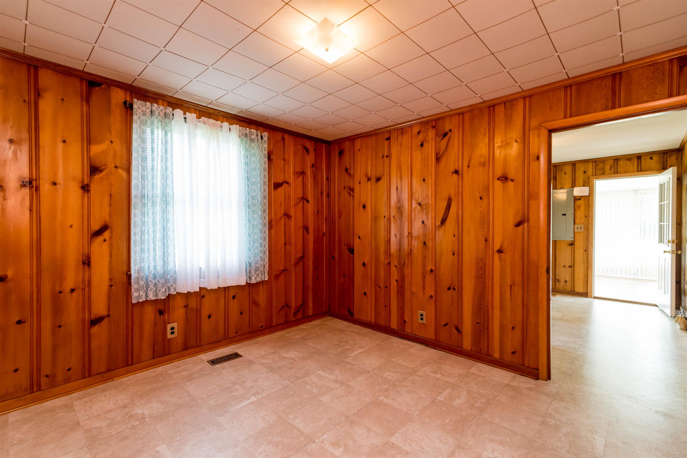 2949 Morgan Road Joelton, TN 37080 - Photo 13 of 23 DINING ROOM ALSO HAS ORIGINAL VINTAGE KNOTTY PINE WALLS & A CLOSET!