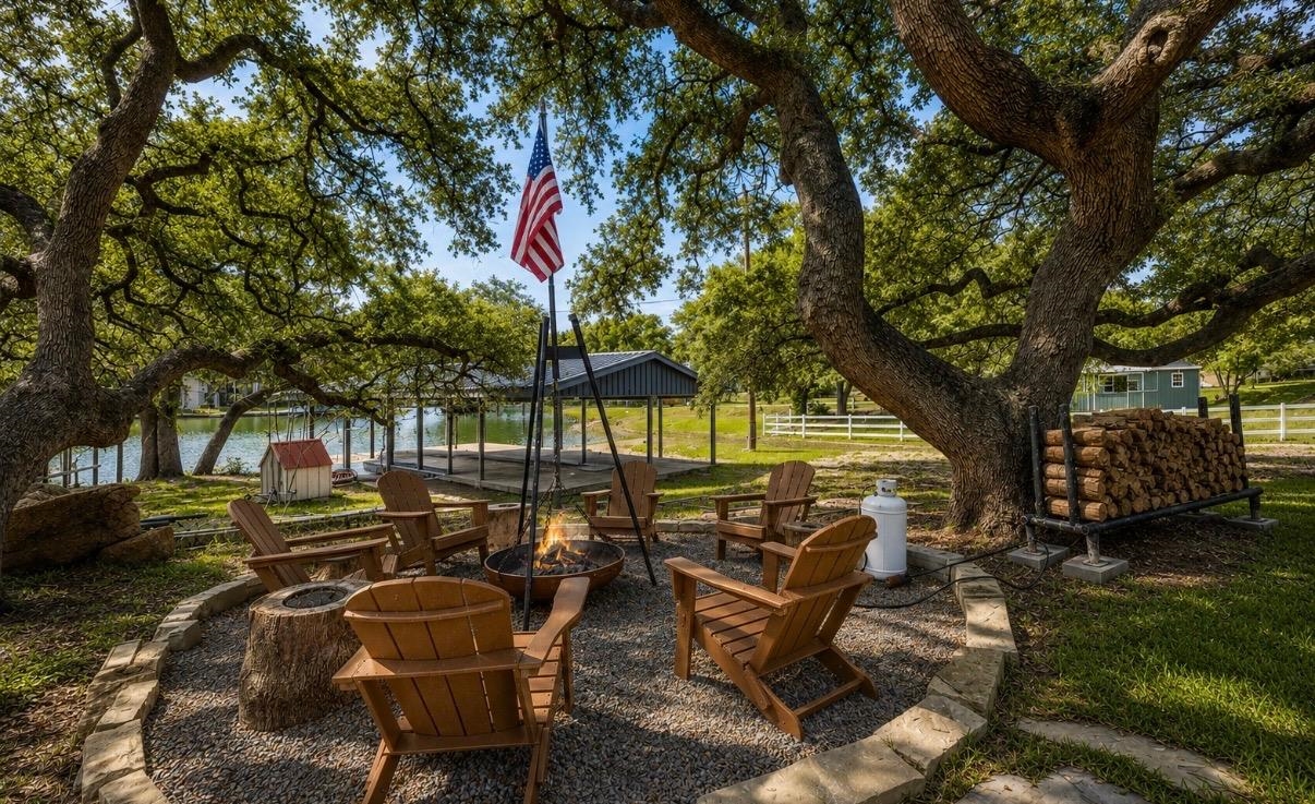 2001 Granite Cove Road Kingsland, TX 78639 - Photo 41 of 41 a view of outdoor space yard deck and patio