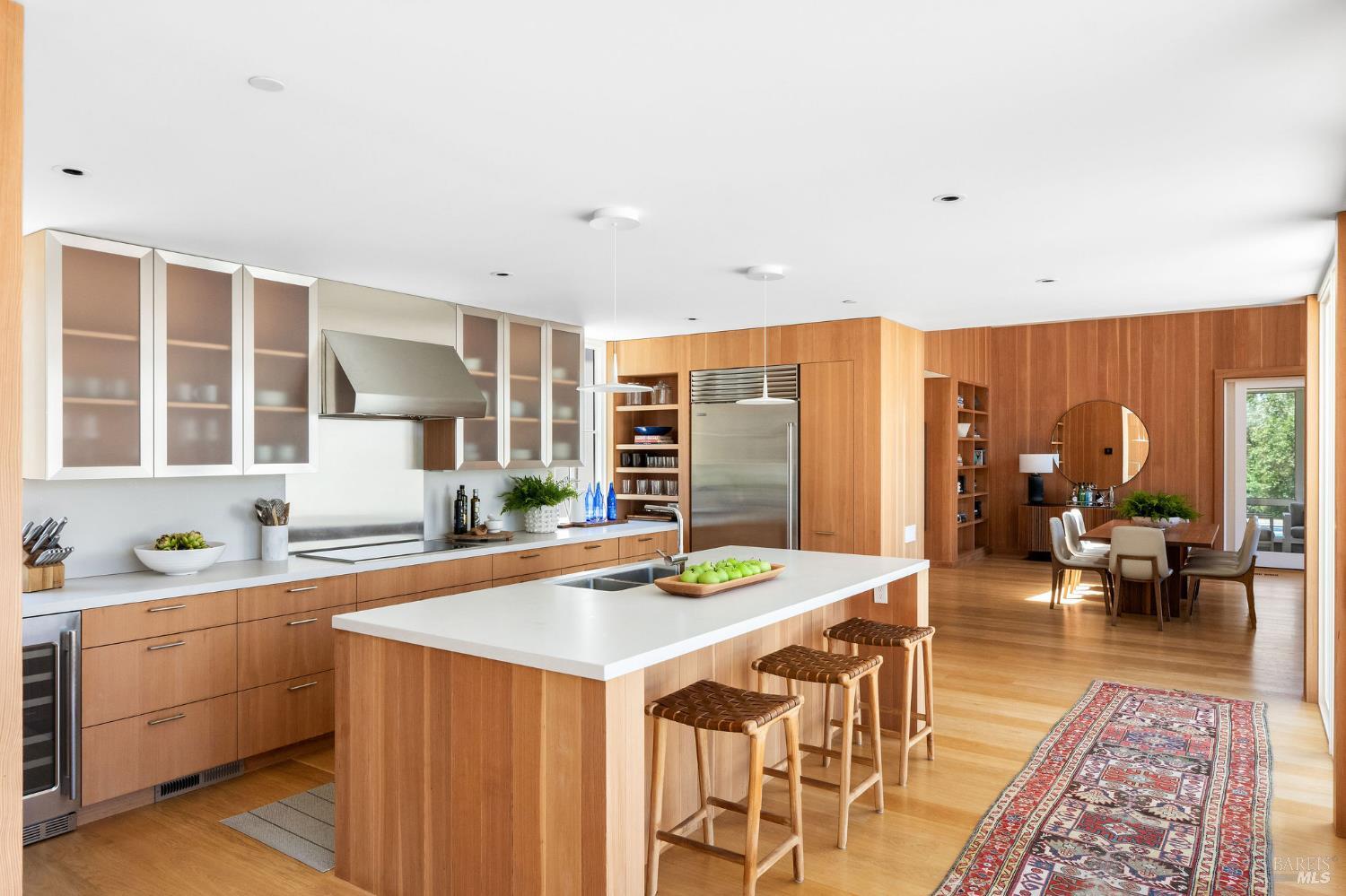 18907 Highway 128 Calistoga, CA 94515 - Photo 15 of 46 a kitchen with stainless steel appliances kitchen island granite countertop a sink and cabinets