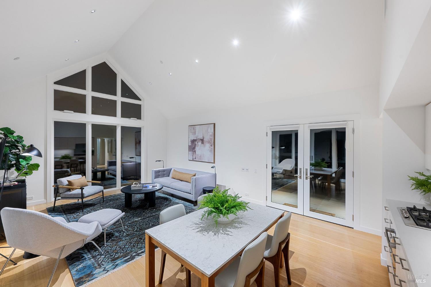 18907 Highway 128 Calistoga, CA 94515 - Photo 37 of 46 a living room with furniture potted plant and a window