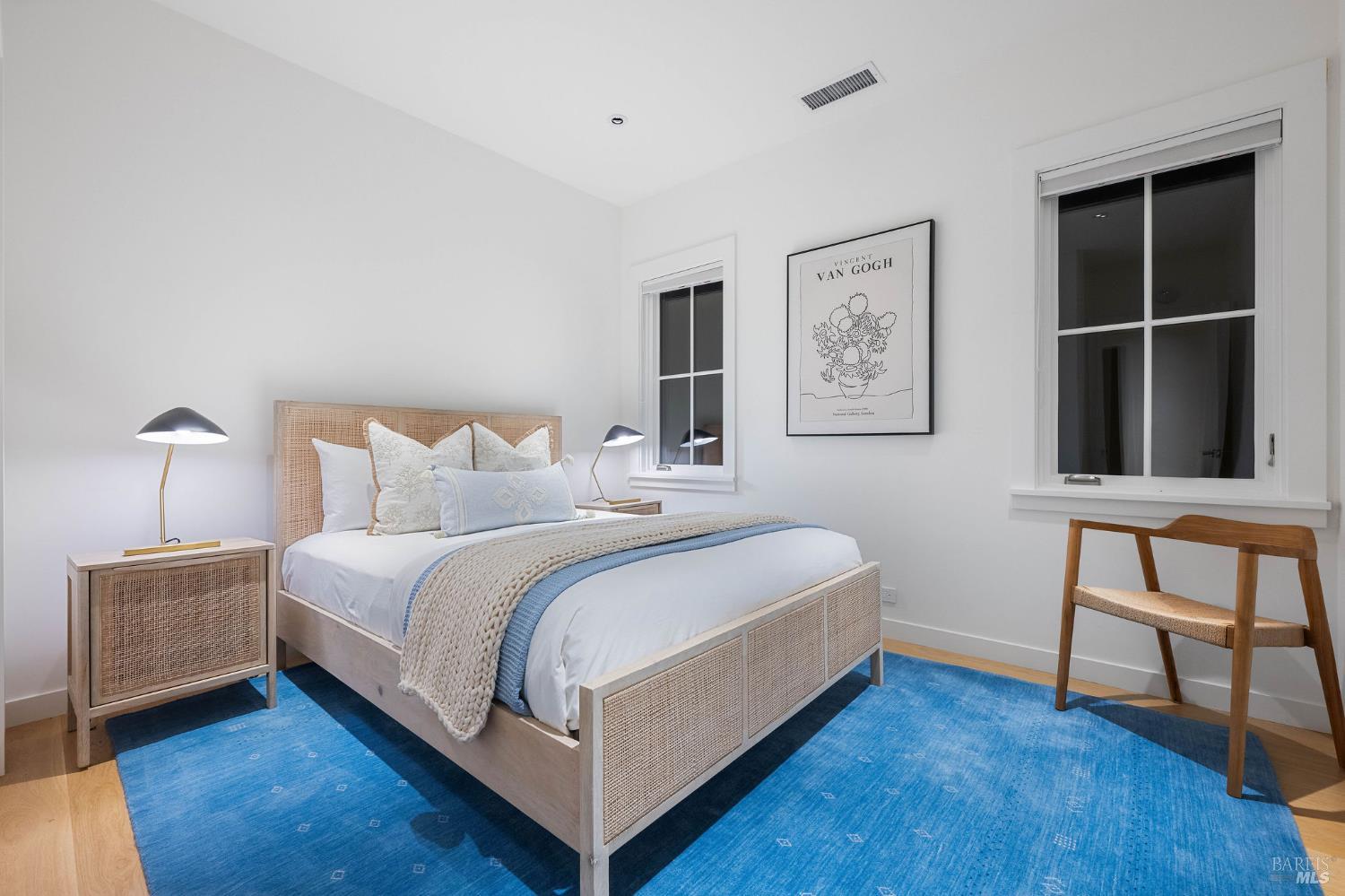 18907 Highway 128 Calistoga, CA 94515 - Photo 39 of 46 a bedroom with a bed and a window