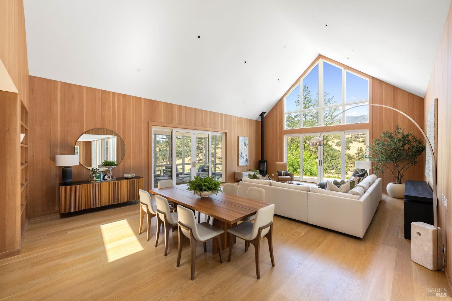 18907 Highway 128 Calistoga, CA 94515 - Photo 8 of 46 a living room with furniture and a large window
