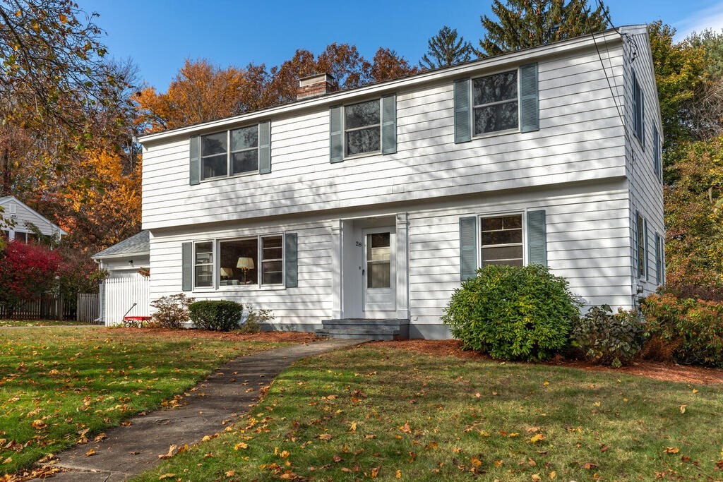 28 Montview Road Chelmsford, MA 01824 - Photo 3 of 38 a front view of a house with a yard