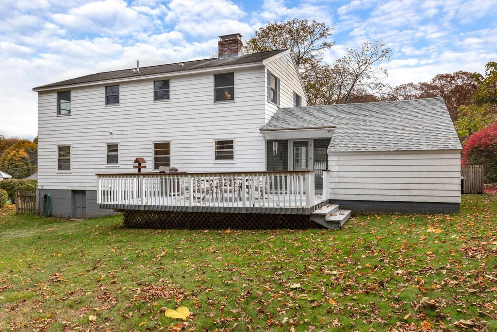 28 Montview Road Chelmsford, MA 01824 - Photo 34 of 38 a view of a house with a backyard and a garden