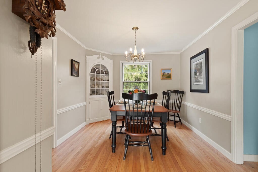 28 Montview Road Chelmsford, MA 01824 - Photo 10 of 38 a view of a dining room with furniture window and wooden floor