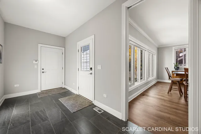 a view interior of the house and wooden floor