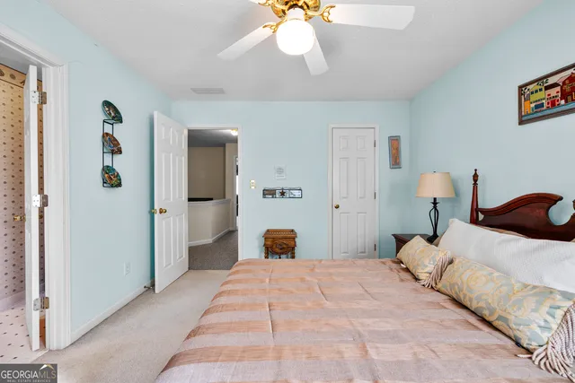 a workspace with furniture and window