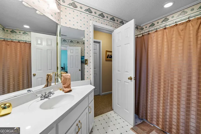 a room with furniture