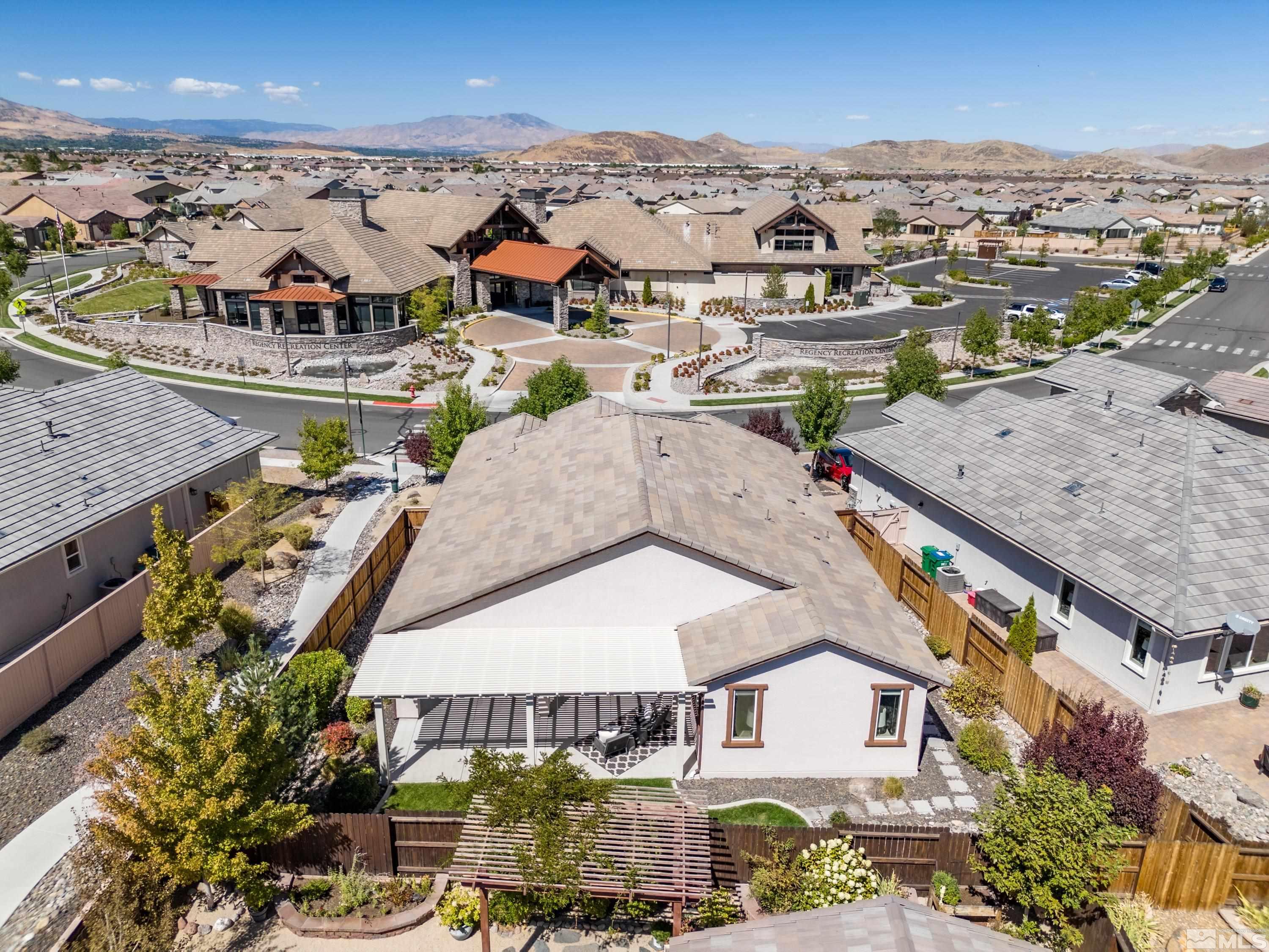 9940 Bernborough Drive Reno, NV 89521 - Photo 33 of 40 an aerial view of residential houses with outdoor space
