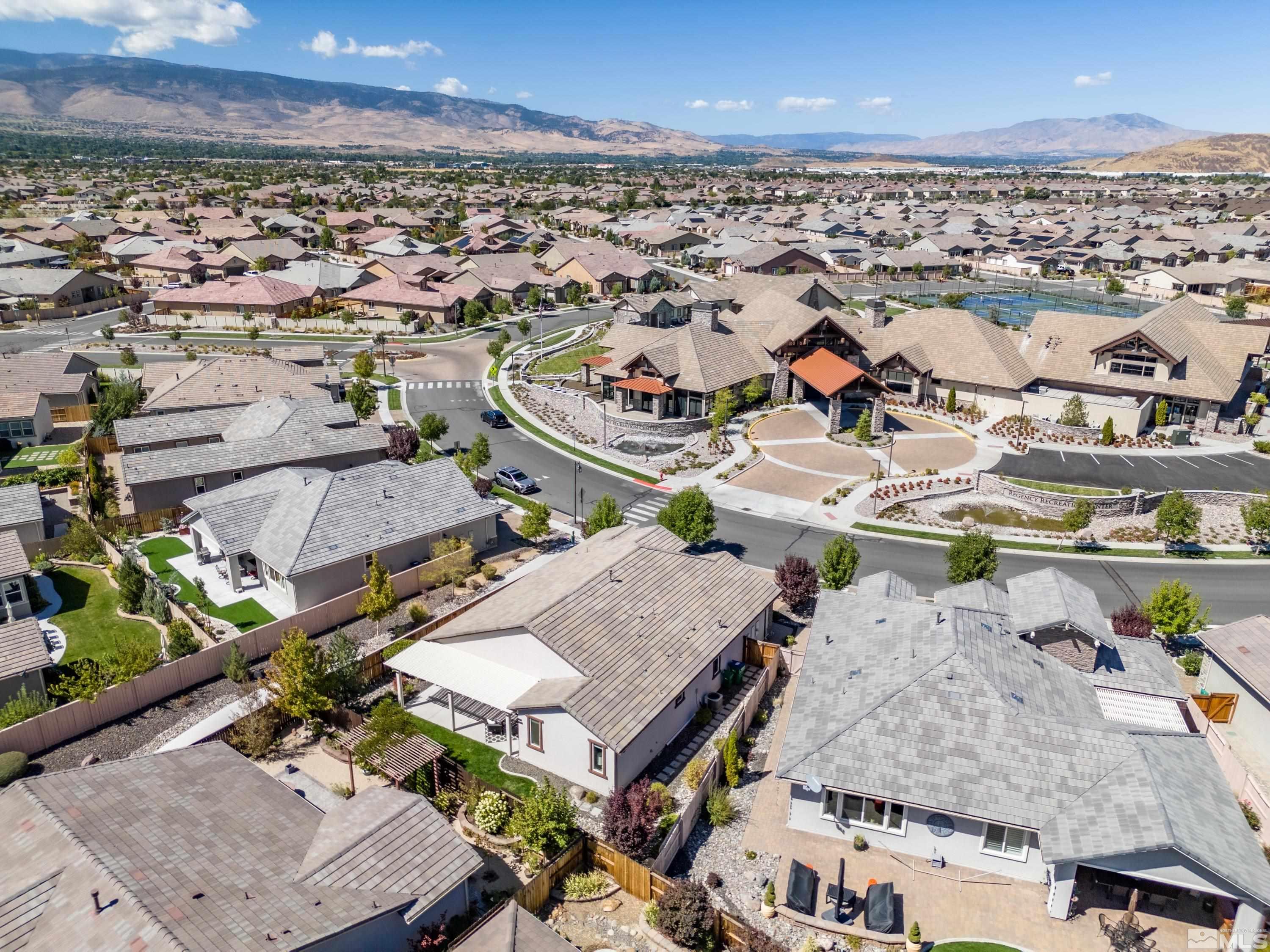 9940 Bernborough Drive Reno, NV 89521 - Photo 34 of 40 an aerial view of a houses with outdoor space