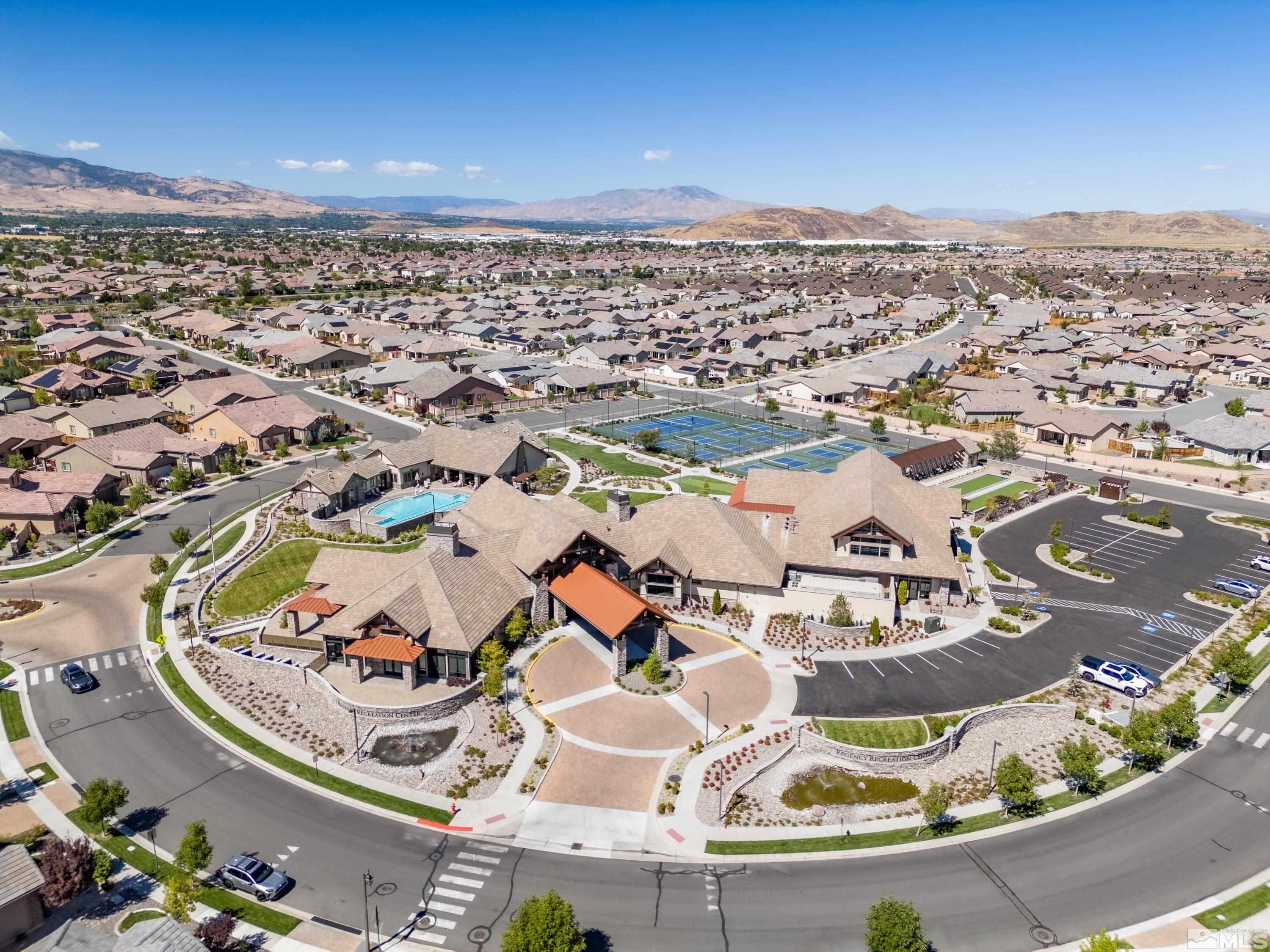 9940 Bernborough Drive Reno, NV 89521 - Photo 36 of 40 an aerial view of residential houses with outdoor space