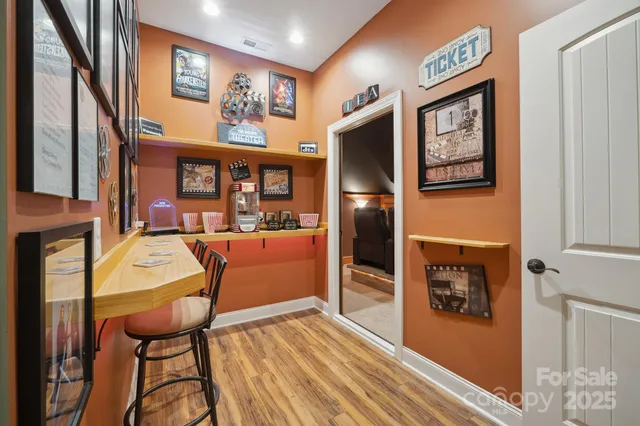 a bed room with furniture and a window