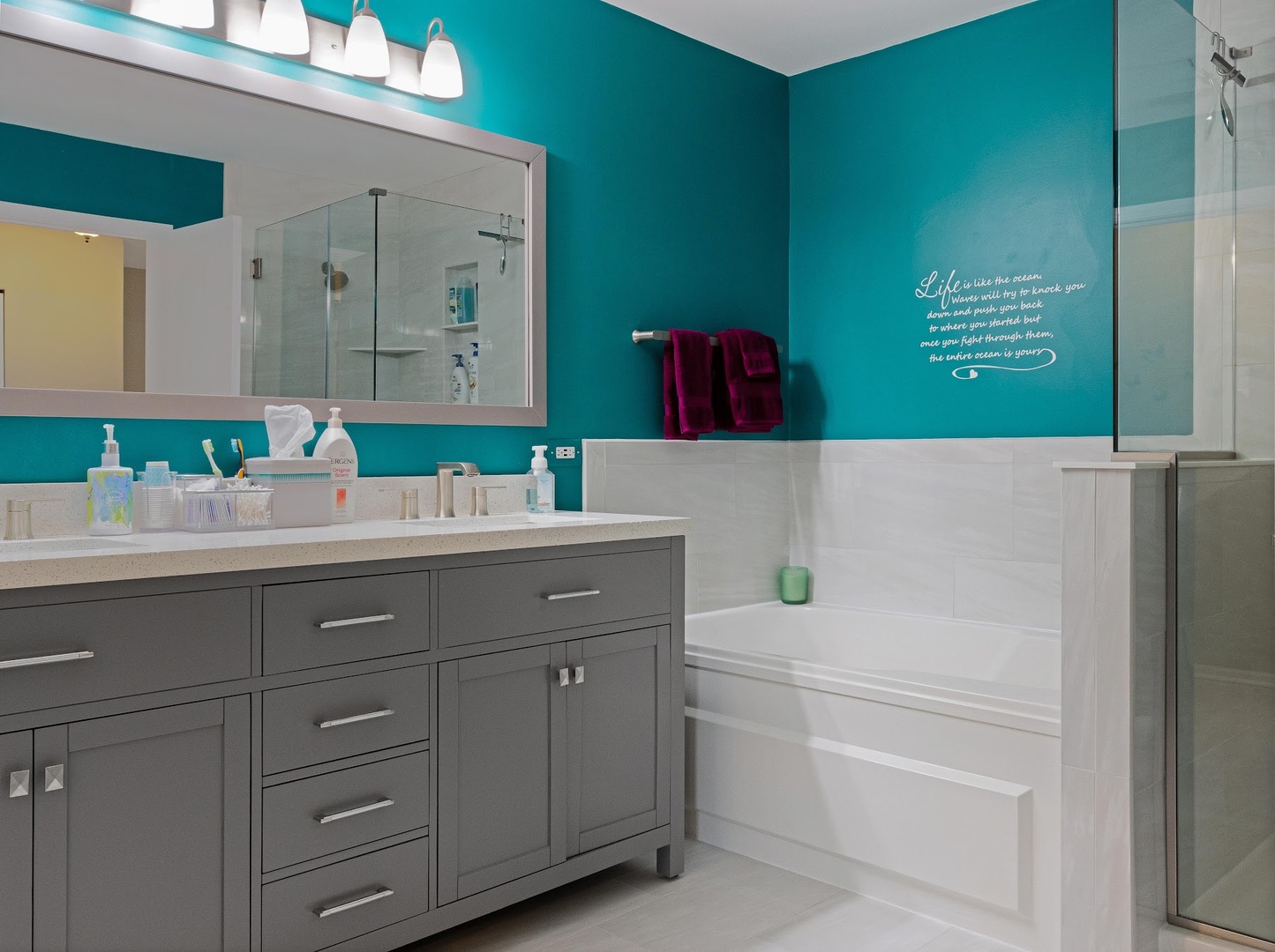 3484 Ravinia Circle Aurora, IL 60504 - Photo 12 of 26 a bathroom with a sink and a mirror