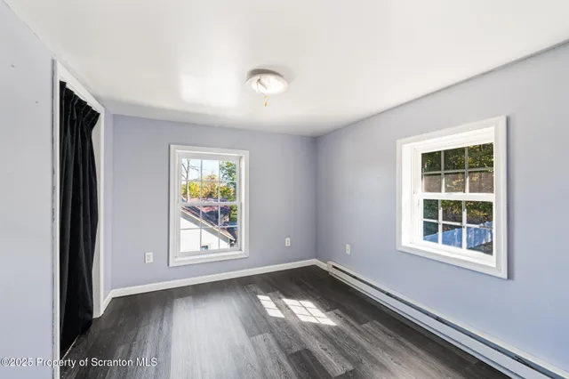 wooden floor in an empty room