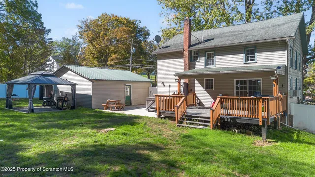 front view of house with a patio