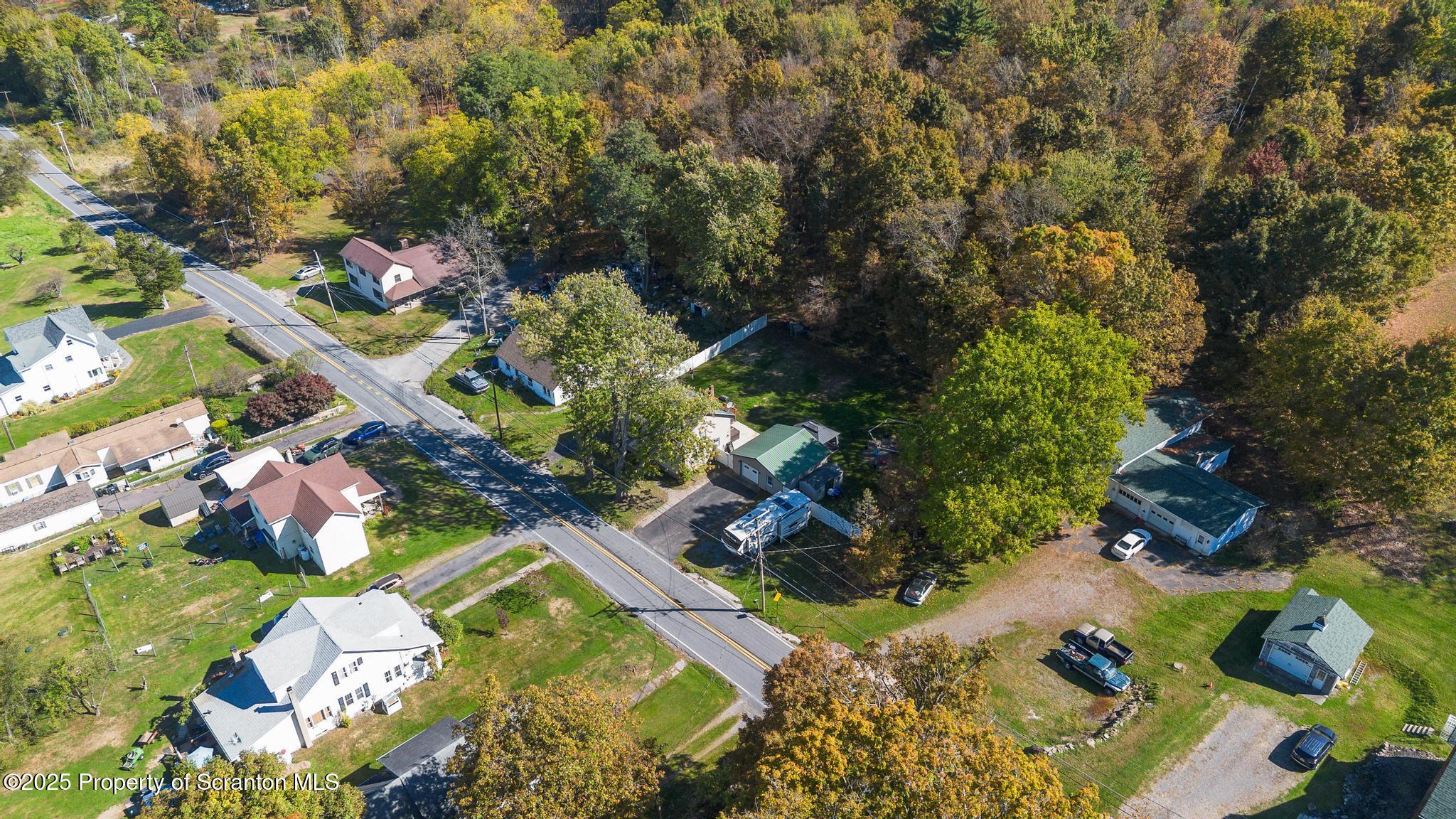 22 Creamery Road Tunkhannock, PA 18657 - Photo 39 of 39 an aerial view of residential house with outdoor space and swimming pool