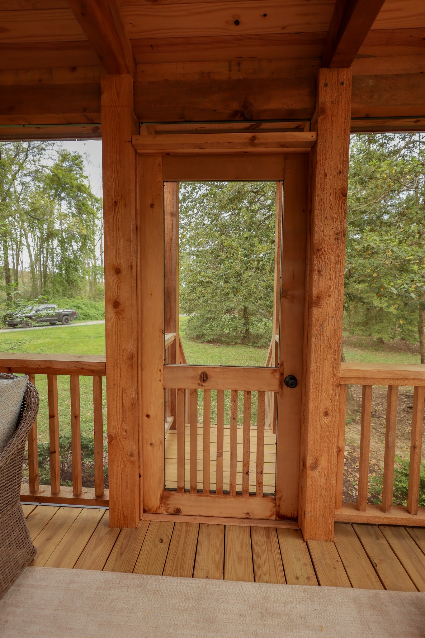1854 Catoosa Road Wartburg, TN 37887 - Photo 52 of 100 a view of a balcony with wooden floor