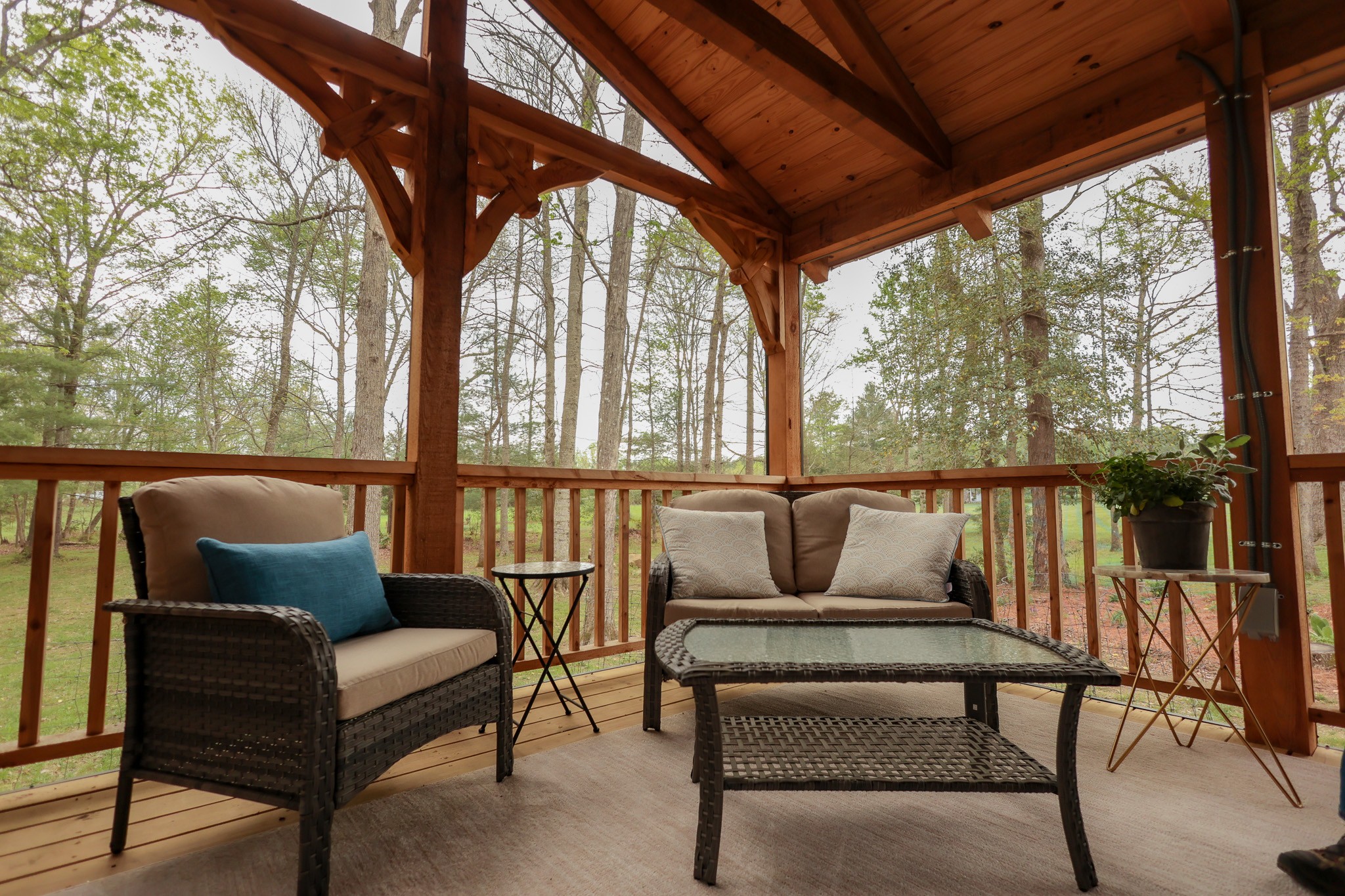 1854 Catoosa Road Wartburg, TN 37887 - Photo 53 of 100 a balcony with wooden floor and outdoor seating