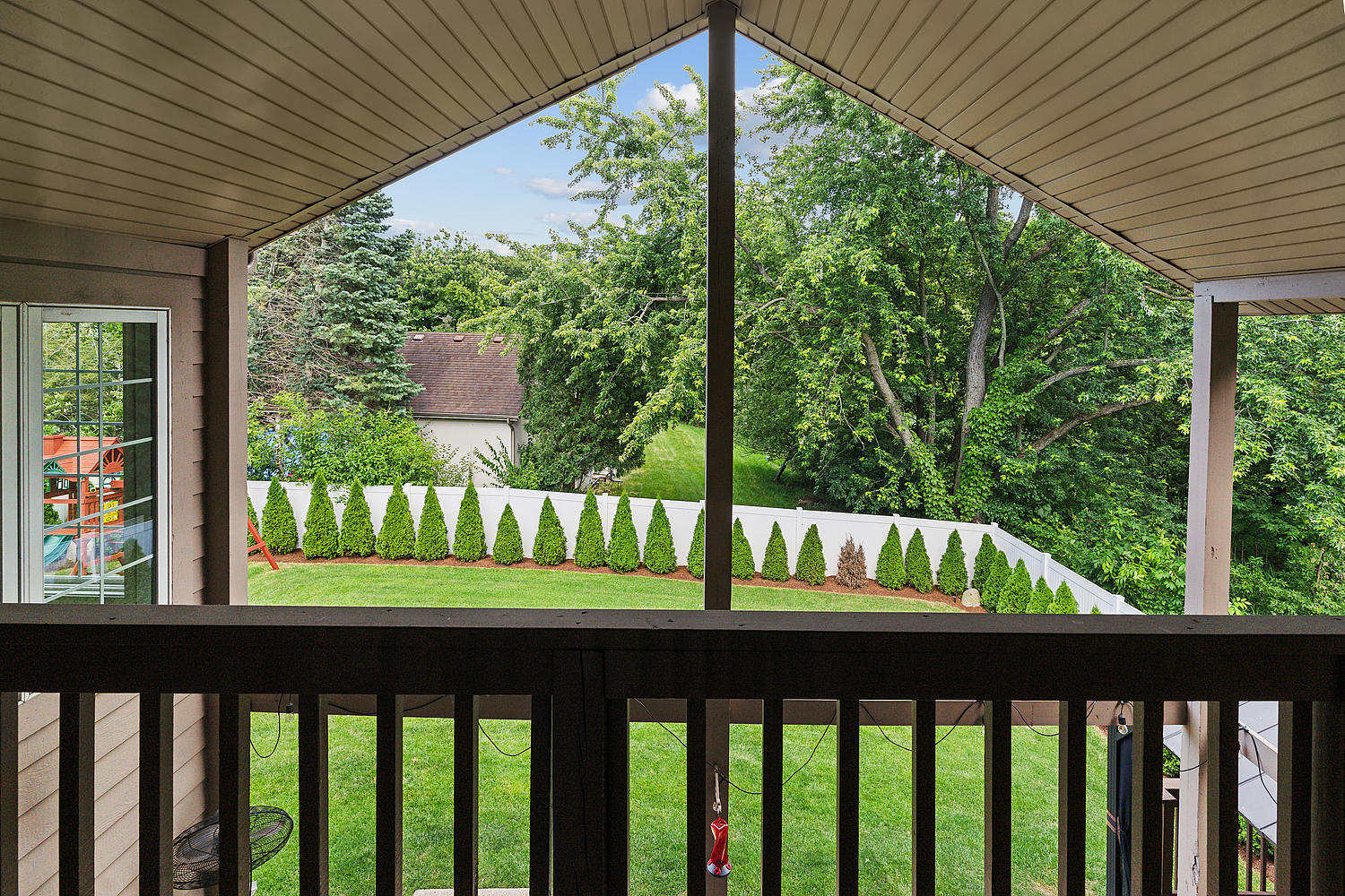 9033 Kearney Road Darien, IL 60561 - Photo 28 of 38 a view of small yard from a balcony