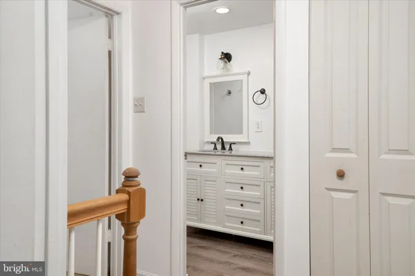 a view of a dresser
