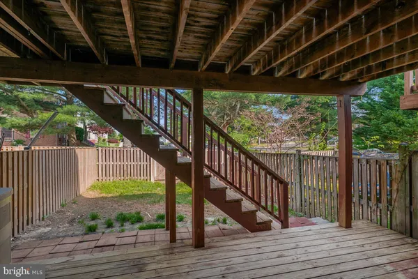 a view of deck with wooden floor and outdoor space
