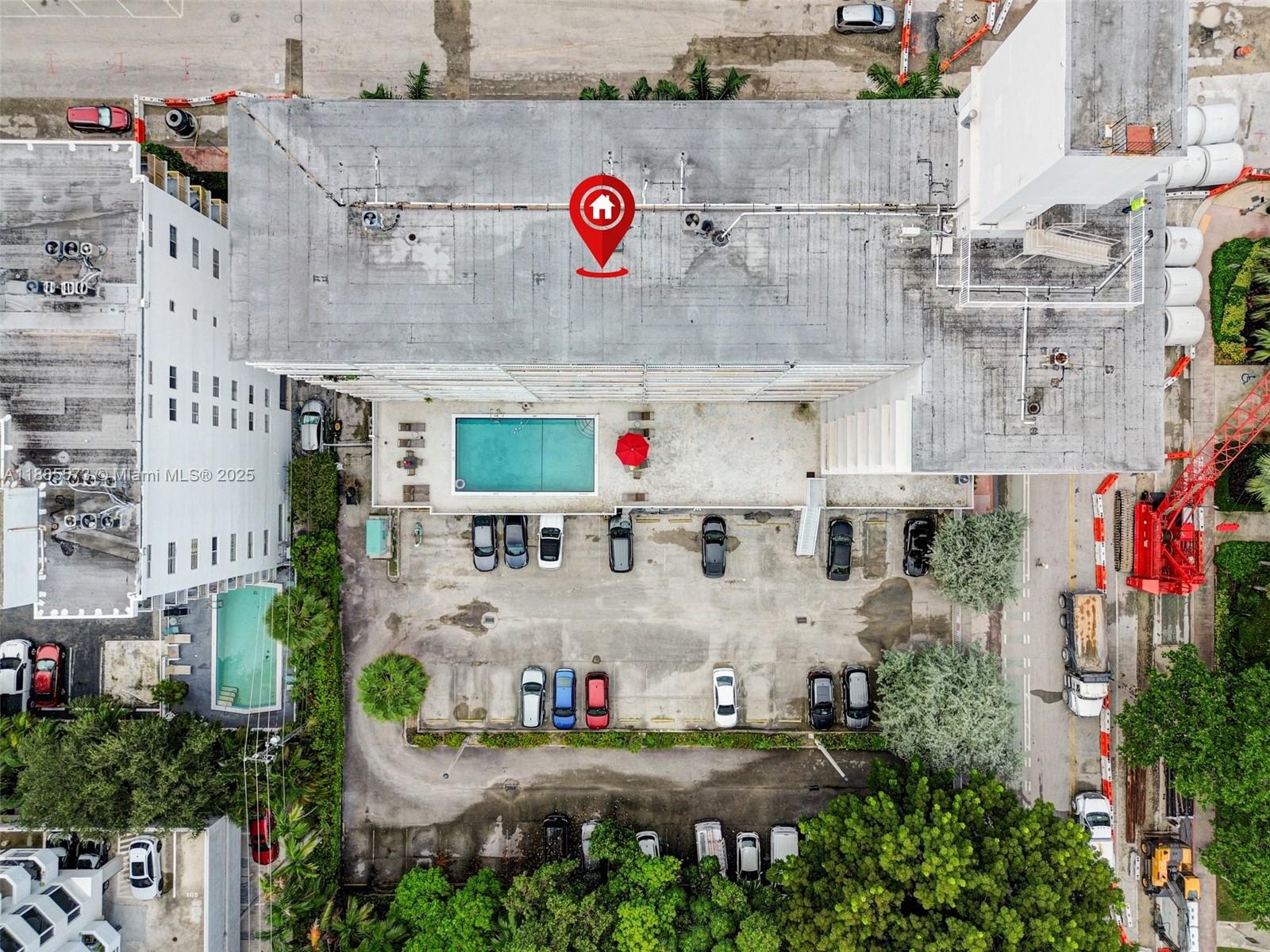 1300 Lincoln Road, Unit B402 Miami Beach, FL 33139 - Photo 29 of 34 an aerial view of multi story residential apartment building