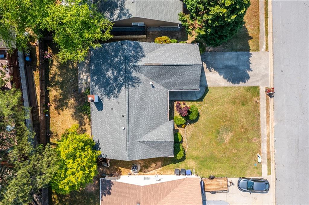 2110 Racquet Club Circle Northwest Lawrenceville, GA 30043 - Photo 40 of 44 an aerial view of a house with swimming pool