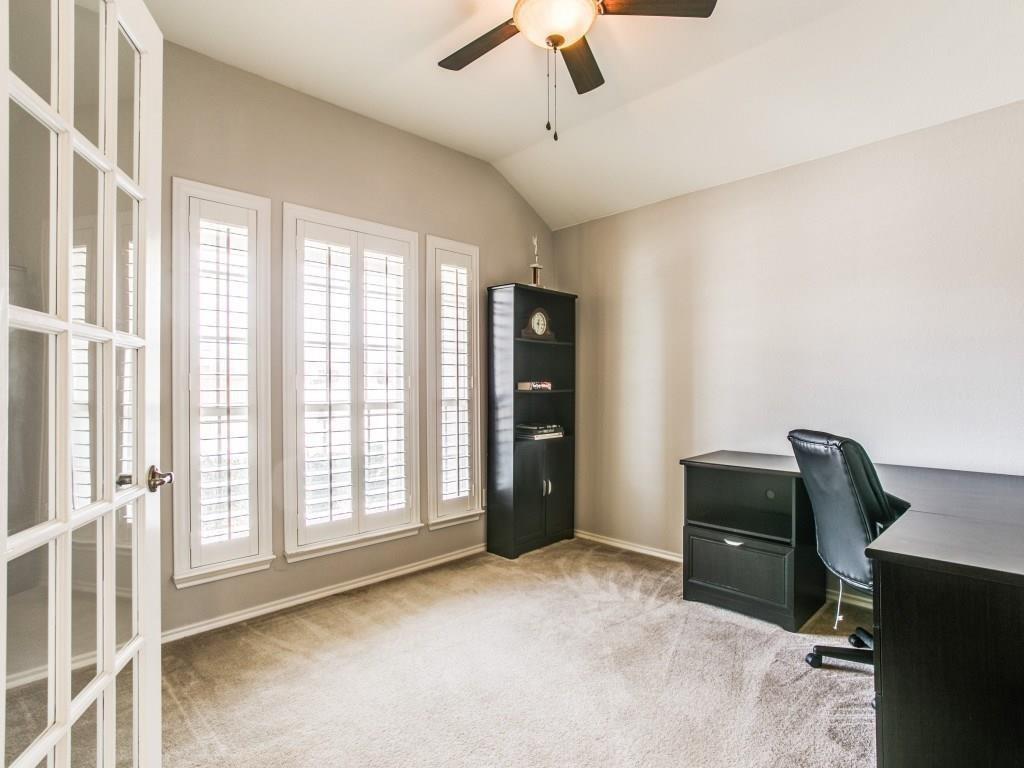 1097 Luton Drive Prosper, TX 75078 - Photo 15 of 25 a view of workspace with furniture and windows