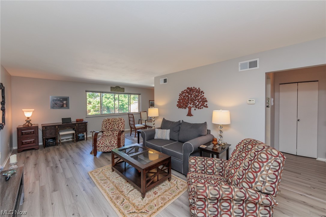 1750 Wagar Road, Unit 206 Rocky River, OH 44116 - Photo 3 of 33 Living room featuring new LVP flooring