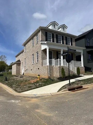 a view of a white house