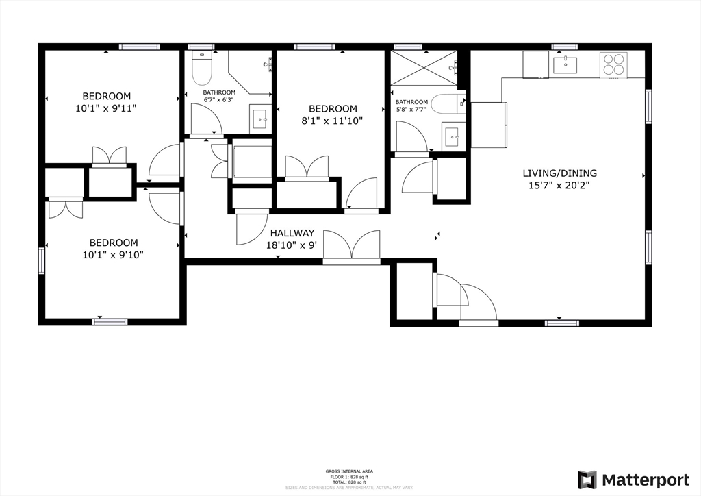 36 Shepard Street, Unit 1 Boston, MA 02135 - Photo 29 of 29 a picture of a floor plan