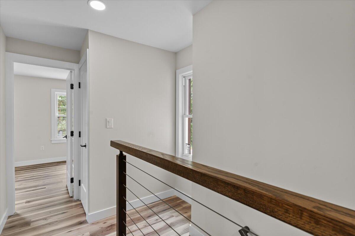 15 Locust Ridge Road Thornhurst, PA 18424 - Photo 42 of 48 a view of hallway with wooden floor