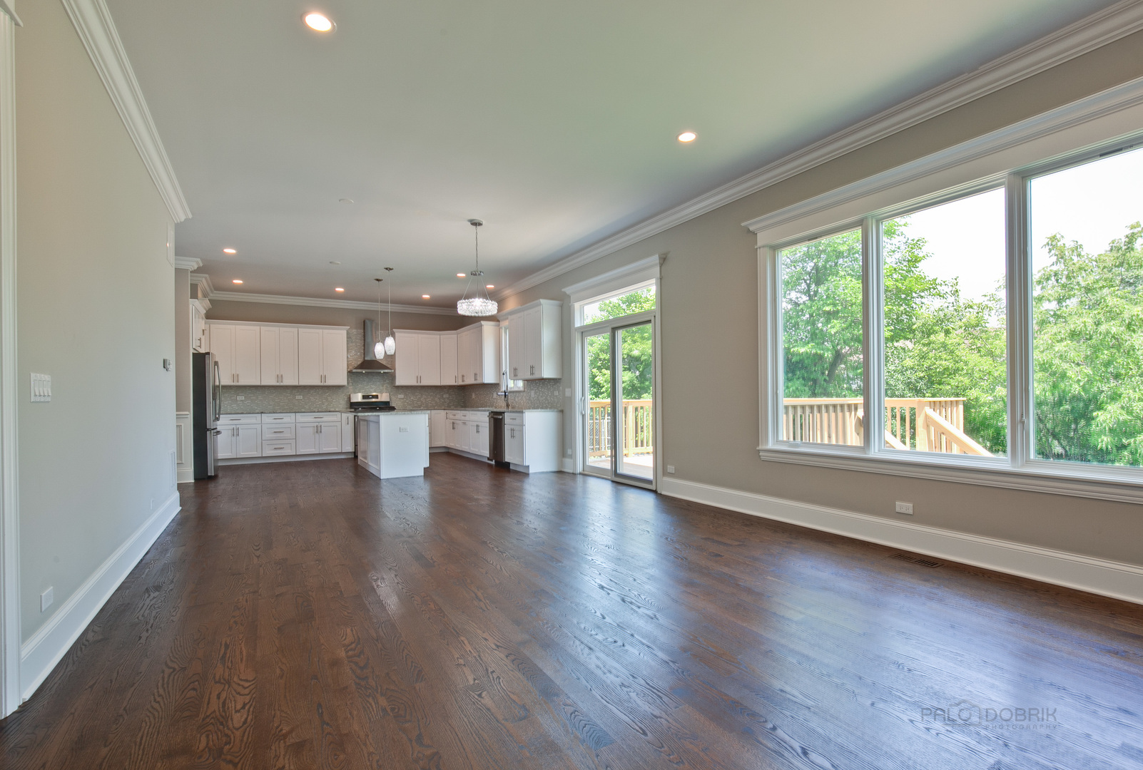 1747 Greenwood Road Glenview, IL 60026 - Photo 20 of 46 a view of kitchen with wooden floor and windows