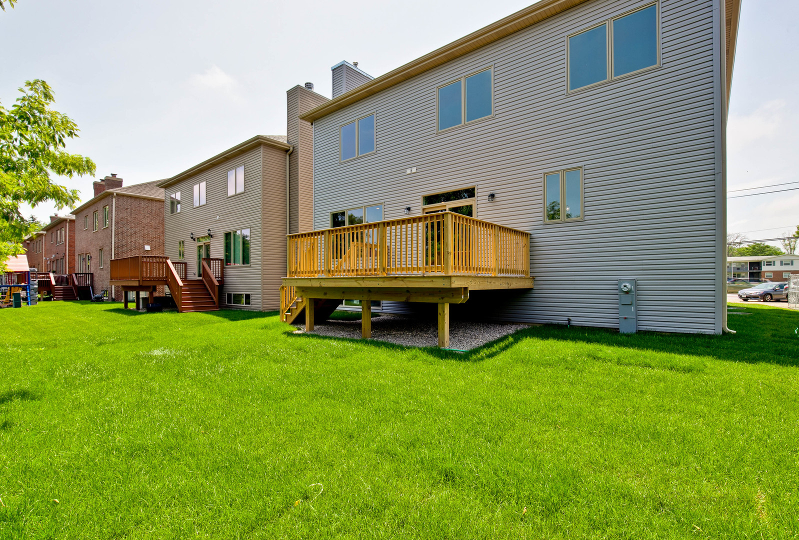 1747 Greenwood Road Glenview, IL 60026 - Photo 41 of 46 a view of an house with backyard space and deck