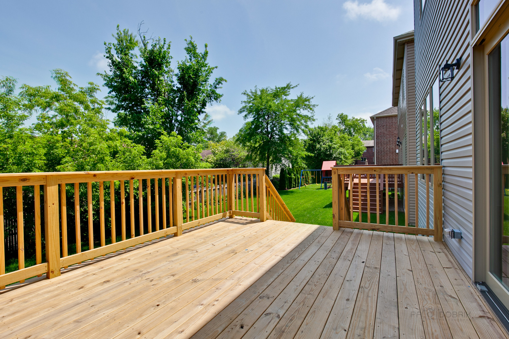 1747 Greenwood Road Glenview, IL 60026 - Photo 45 of 46 a view of balcony with wooden floor and fence