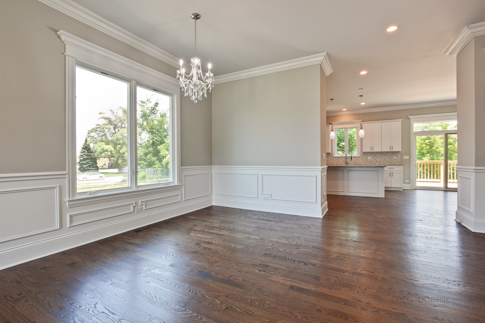 1747 Greenwood Road Glenview, IL 60026 - Photo 7 of 46 an empty room with wooden floor and windows