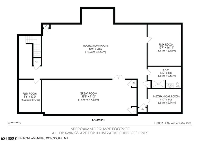 $3,650,000 | 520 Clinton Avenue, Wyckoff, NJ 07481