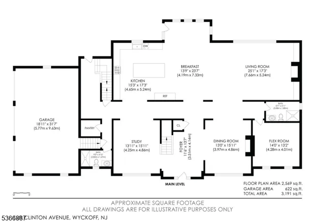 $3,650,000 | 520 Clinton Avenue, Wyckoff, NJ 07481