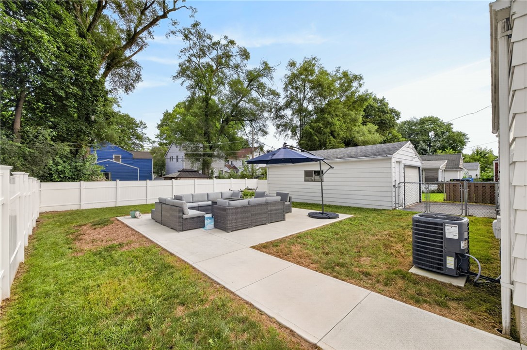 138 Glenthorne Road Rochester, NY 14615 - Photo 22 of 30 Fully fenced patio & backyard space.