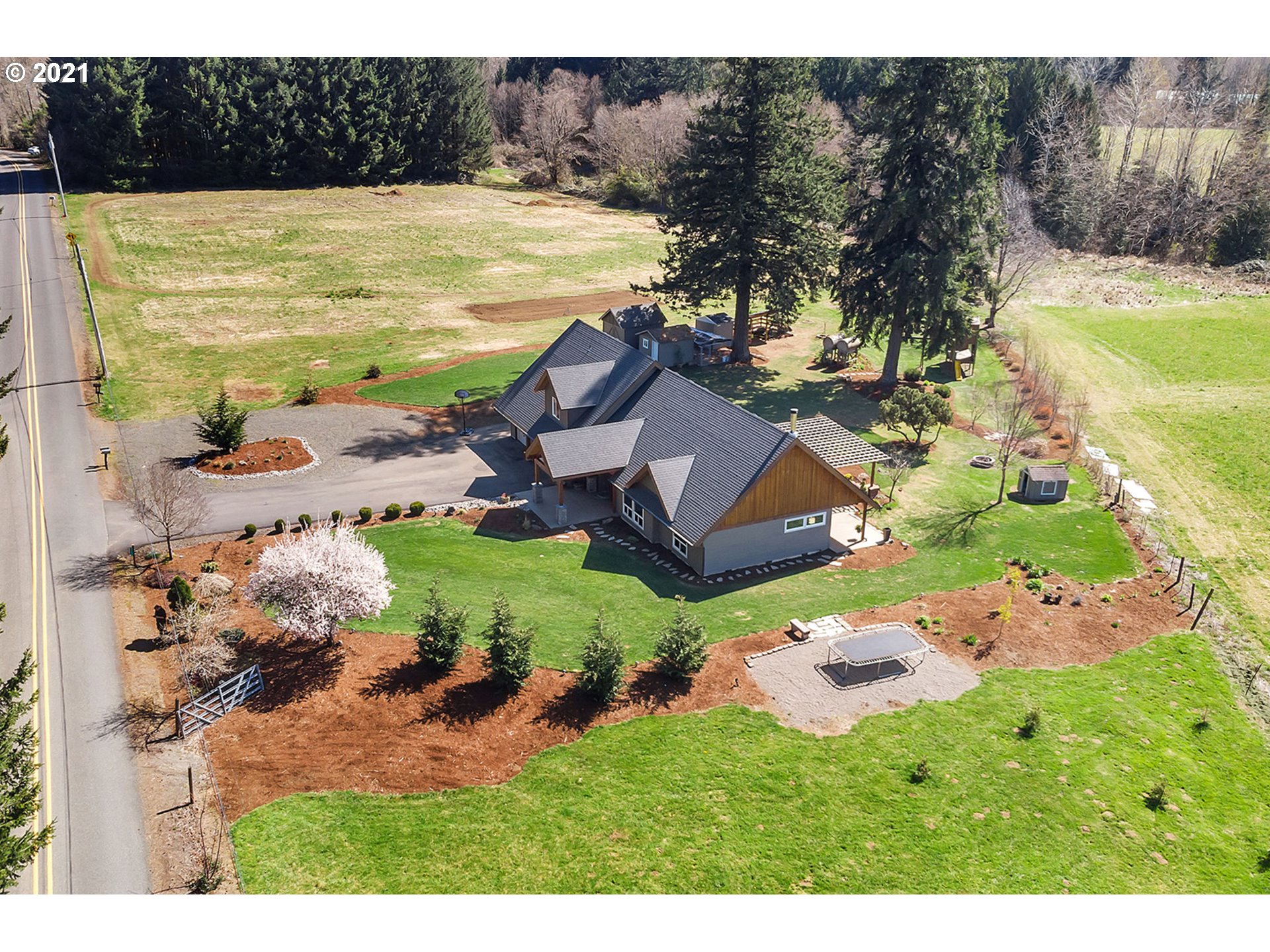 47280 Southeast Coalman Road Sandy, OR 97055 - Photo 2 of 32 a view of an outdoor space and a lake view