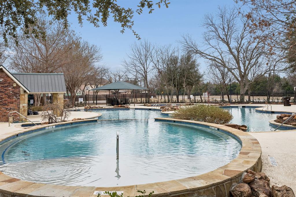 3608 Acropolis Way Plano, TX 75074 - Photo 39 of 40 a view of a swimming pool with outdoor seating