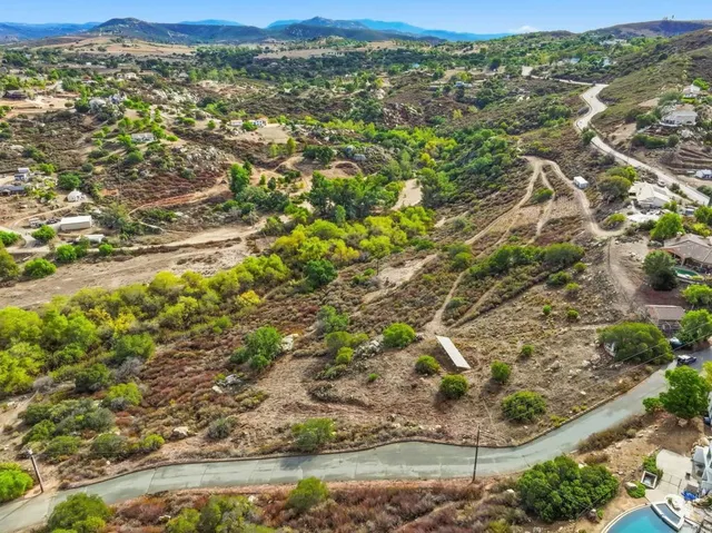 a view of city and mountain