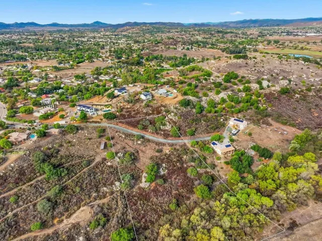 a view of city and mountain