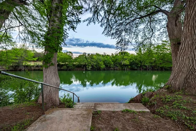 a view of backyard with trees