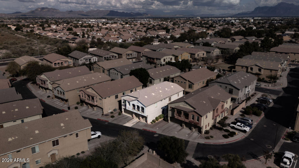 2024 South Baldwin, Unit 64 Mesa, AZ 85209 - Photo 19 of 25 an aerial view of a house with a city view