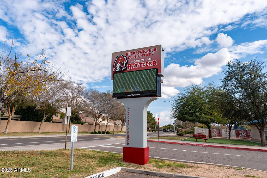 2024 South Baldwin, Unit 64 Mesa, AZ 85209 - Photo 25 of 25 a sign board on the side of a road